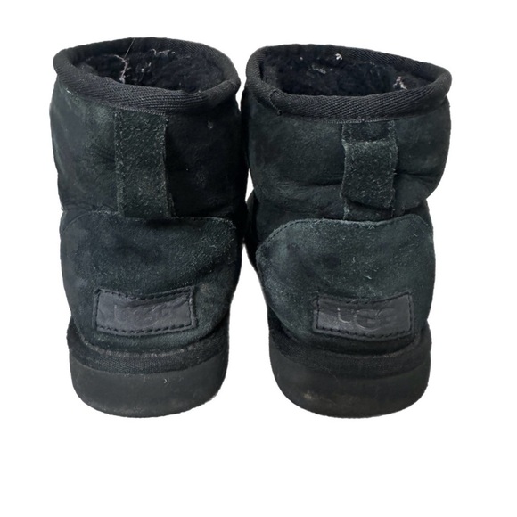 UGG Classic Black Suede Booties - Picture 3 of 4